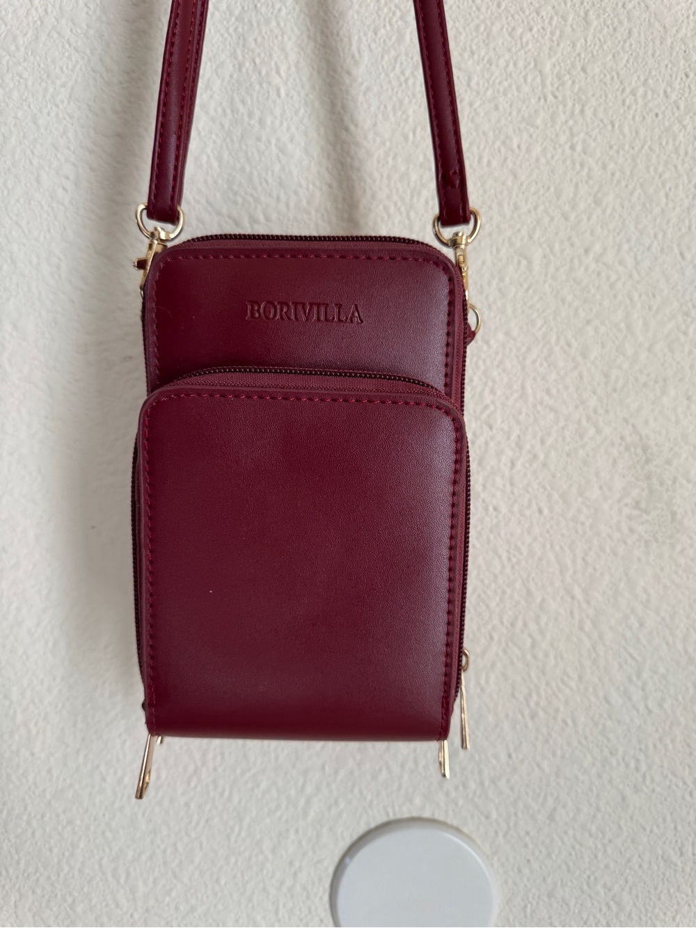Bolivia Burgundy Crossbody Phone Bag